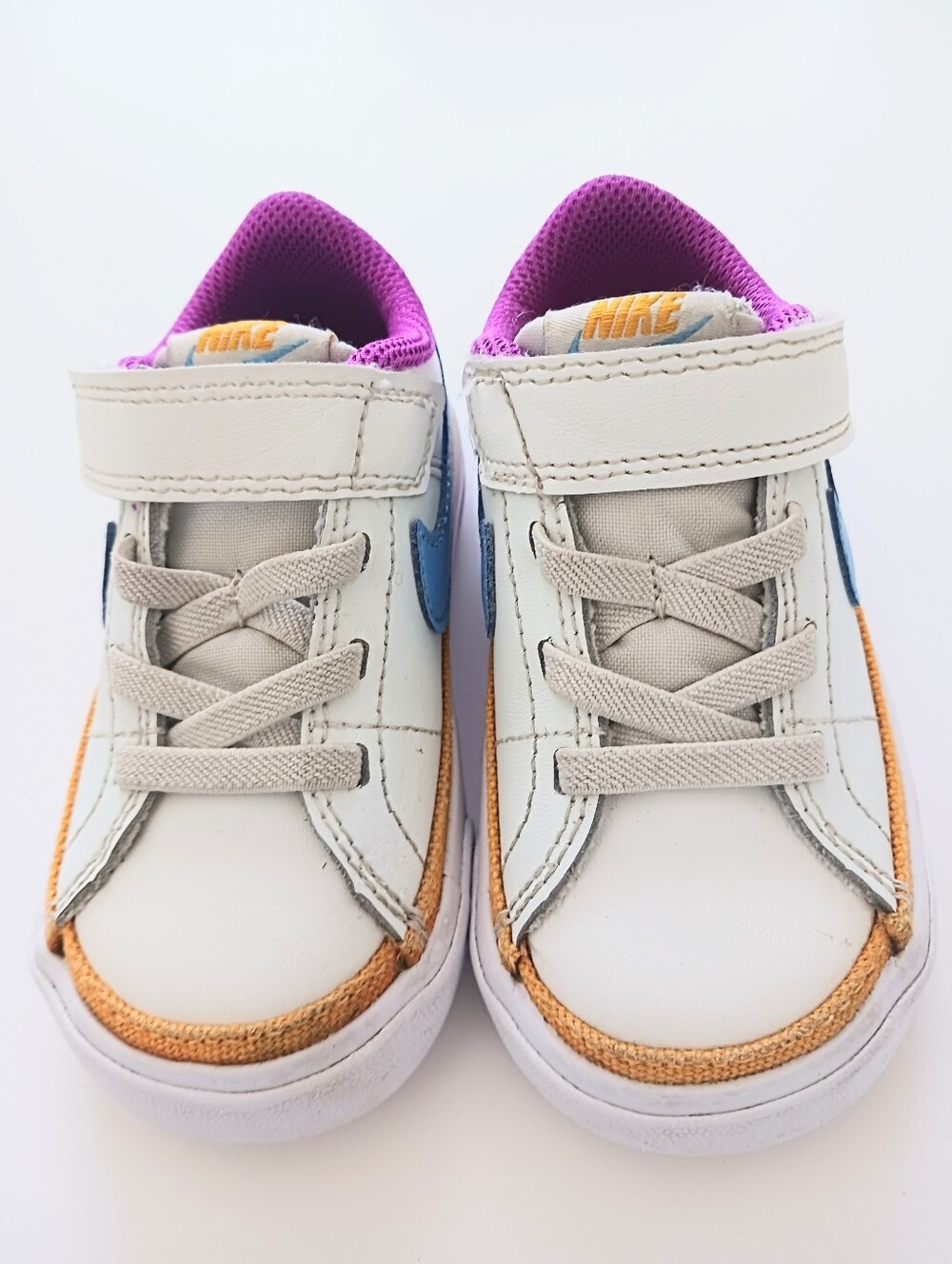 NIKE Court Legacy Low Top Multi-Colored Girl's Sneakers Infant/Toddler Size 5.5